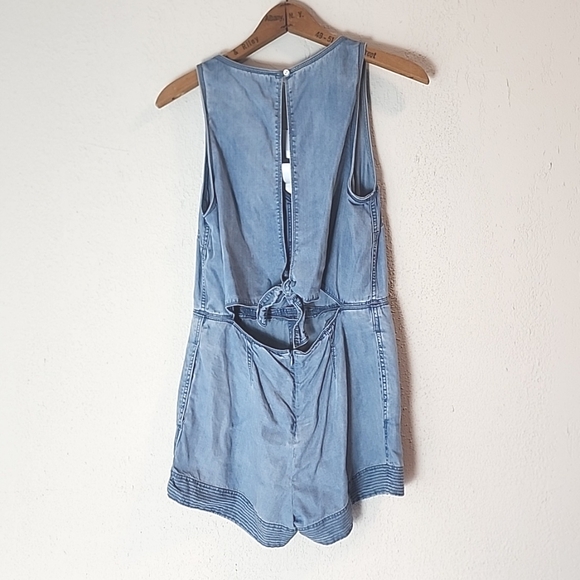 NWT Rag & Bone Jean Mojave Chambray Romper, sz S - Picture 4 of 13